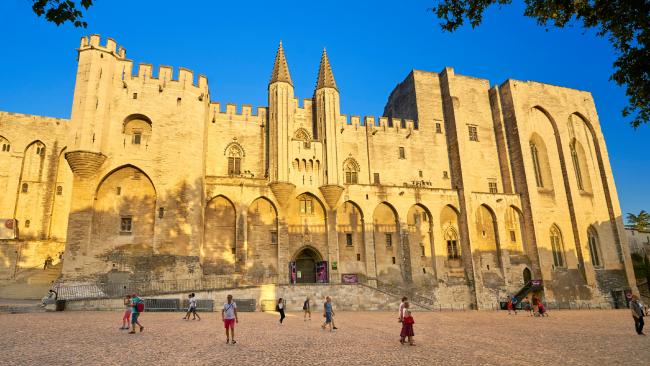 Palais des Papes, Avignon, the biggest gothic church in Europe. Picture: Alamy